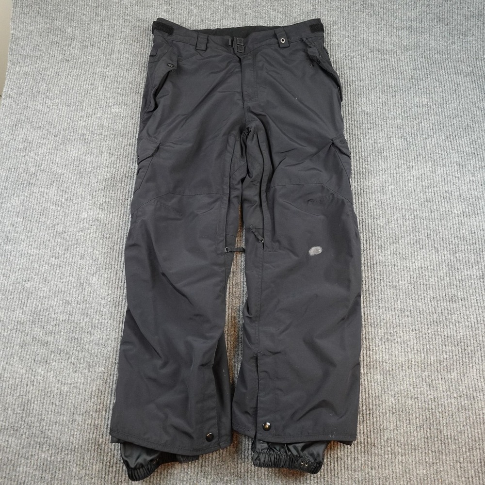 686 Defender Cargo Snow Pants Mens Medium Black InfiDRY 10K Insulated Snowboard